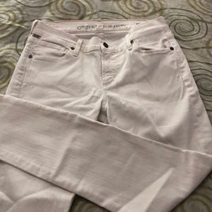 🧲Citizens of Humanity, white cropped skinny jeans